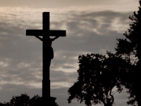 sunrise at cemetery