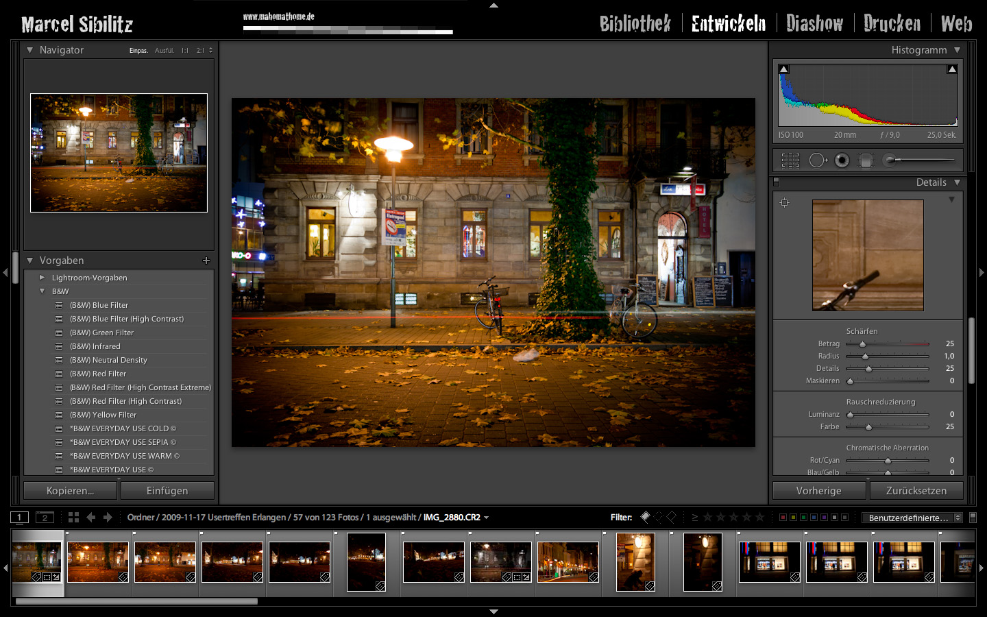 Lightroom Panelwahnsinn